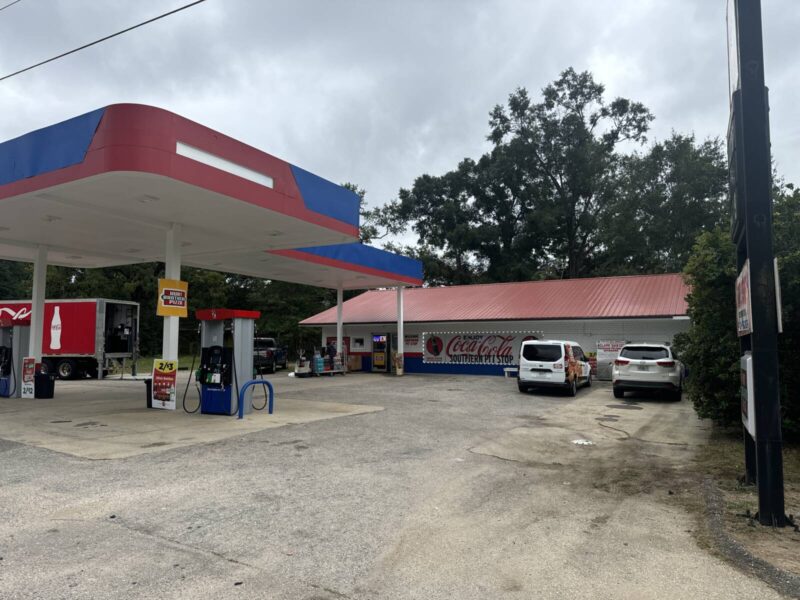 Southern pit stop